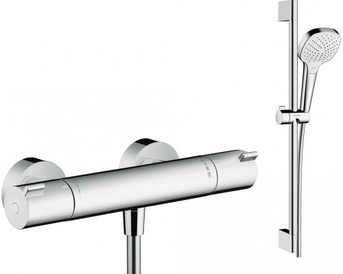 Термостатический смеситель Hansgrohe Ecostat 1001 CL ВМ 13211000 + Душевой гарнитур Hansgrohe Croma Select E Vario 26582400 Термостатический смеситель Hansgrohe Ecostat 1001 CL ВМ 13211000 + Душевой гарнитур Hansgrohe Croma Select E Vario 26582400