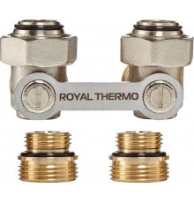 Узел нижнего подключения Royal Thermo 1/2"х3/4" EK, угловой