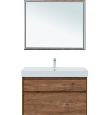 Мебель для ванной комнаты Aquanet Nova Lite 100 дуб рустикальный, 2 ящика