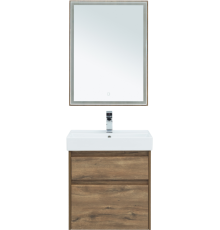 Мебель для ванной комнаты Aquanet Nova Lite 60 дуб рустикальный, 2 ящика