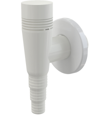 Отвод AlcaPlast APS5 для стиральной машины, с обратным клапаном, белый