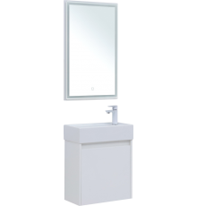 Мебель для ванной комнаты Aquanet Nova Lite 50 белый глянец