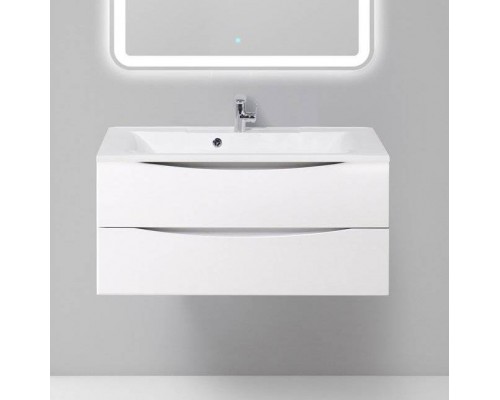Тумба под раковину BelBagno Marino 100 bianco lucido, подвесная