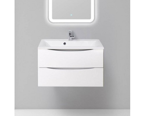 Тумба под раковину BelBagno Marino 80 bianco lucido, подвесная