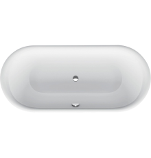Стальная ванна Bette Lux Oval 190x90 см, овальная, с ножками, с самоочищающимся покрытием, с шумоизоляцией, белая глянцевая