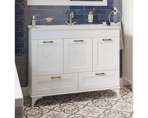 Тумба под раковину Sanflor Ванесса 105, напольная, белая