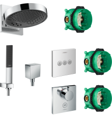 Душевой комплект Hansgrohe Rainfinity 250 (3 jet) 26232000 + 26857000 + 26455000 + 15761000 + 15764000
