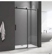 Душевая дверь в нишу Good Door Galaxy WTW-130-C-B профиль черный
