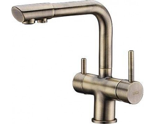Смеситель для кухни Wasserkraft A8037 светлая бронза