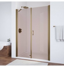 Душевая дверь в нишу Vegas Glass EP-F-2 140 05 05 R профиль бронза, стекло бронза