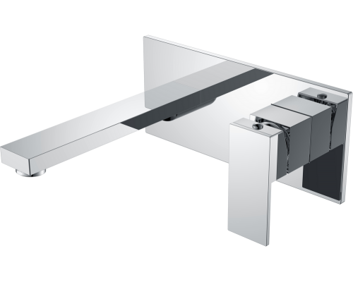 Смеситель для раковины Boheme Qubic 475-CR С ВНУТРЕННЕЙ ЧАСТЬЮ, chrome