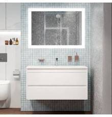 Мебель для ванной комнаты Art Max Family 100, подвесная, Bianco Lucido
