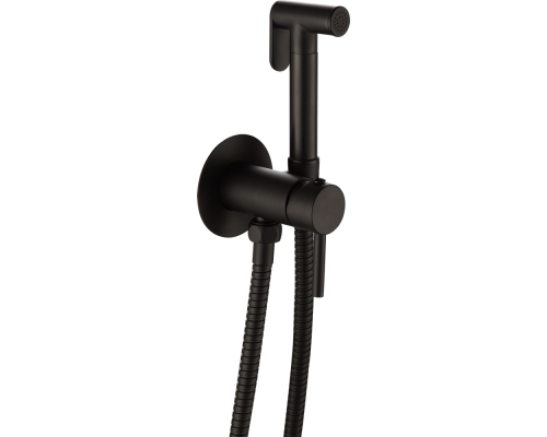 Гигиенический душ Frap F7505-6 со смесителем, С ВНУТРЕННЕЙ ЧАСТЬЮ, черный