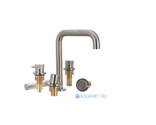 Смеситель на борт ванны Allen Brau Priority 5.31007-BN (с внутренней частью) никель браш