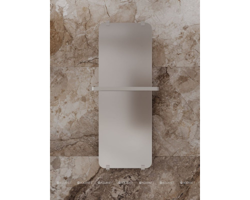 Полотенцесушитель электрический Allen Brau Infinity 140x44 с рейлингом 2.0 и креплением, медь браш