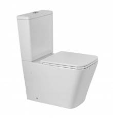 Унитаз-компакт напольный BelBagno Ardente-R BB02093CPR/SC безободковый, крышка с микролифтом, бачок BB02093T