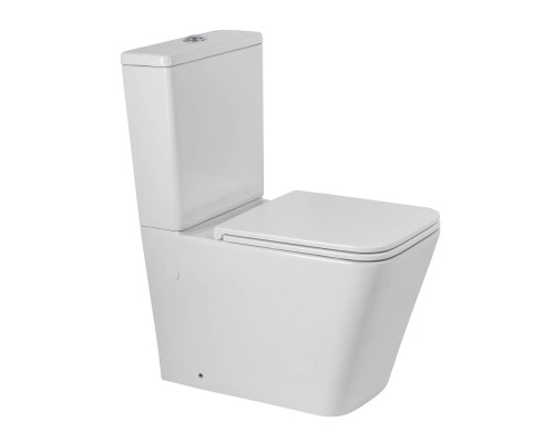 Унитаз-компакт напольный BelBagno Ardente-R BB02093CPR/SC безободковый, крышка с микролифтом, бачок BB02093T