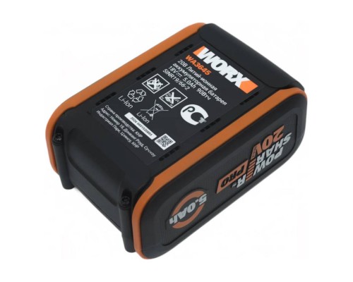 Аккумулятор WORX WA3645, 20В 5,0 Ач