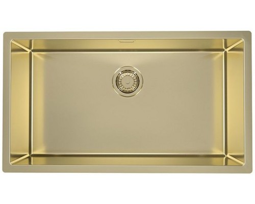 Alv 1117478 Quadrix Monarch Gold Мойка F/S/U 1 чаша, 1 мм, 790x450x200 мм+выпуск,без сиф.,шк 800 1117478