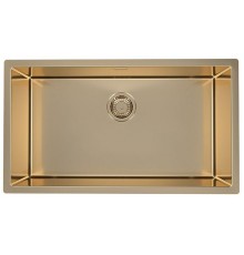 Alv 1117479 Quadrix Monarch Bronze Мойка F/S/U, 1 чаша, 1 мм, 790x450x200 мм+выпуск, без сиф.,шк 800 1117479