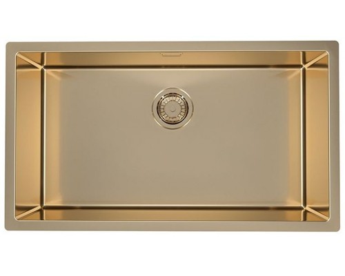 Alv 1117479 Quadrix Monarch Bronze Мойка F/S/U, 1 чаша, 1 мм, 790x450x200 мм+выпуск, без сиф.,шк 800 1117479