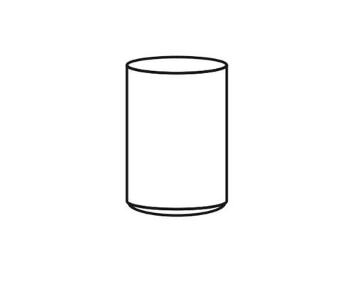 ADJ Стакан для зубных щеток, D7xH10 см., цвет:graphite/оливковый. 4941.graphite/55