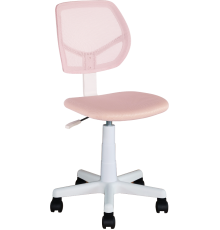 Компьютерное кресло Stool Group Лоло розовый, пластик белый