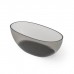 Dea Design Nature Ванна 165х80х58см., отдельностоящая, Glasstek, прозрачная смола, цвет: Smoky Black R4. DD8628 1650 R4