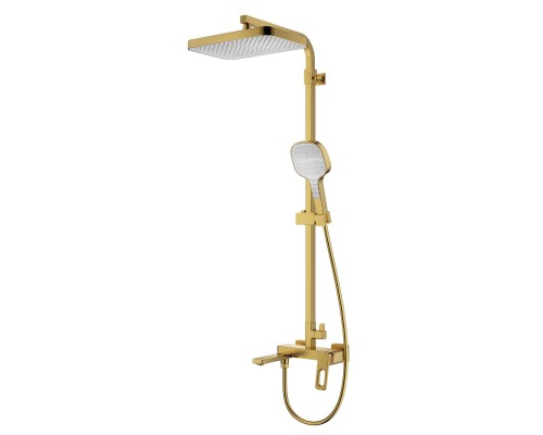 Душевая стойка Raglo R51.24.03 сатин золотой