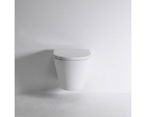 TECEspring K Комплект: Унитаз подвесной Kompakt, безободковый, со смывом Torando flush, сиденье Slim с микролифтом и быстрым снятием, цвет: белый. 9700997