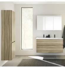 Burgbad Lin20 Комплект мебели 123х49.5х62.2см, подвесной, с раковиной, с 2 ящиками, цвет: Frassino cappuccino decor. SGHJ123F5357C0001*1,  SPQK120LF5357,  HSPC040LF5357