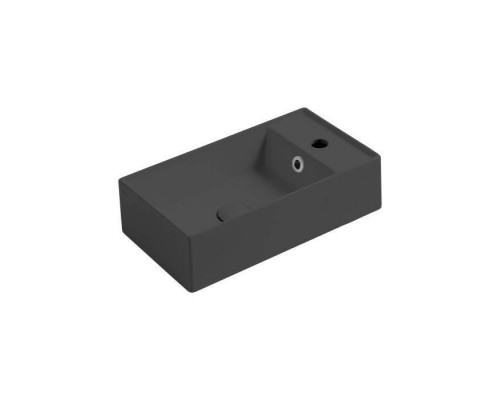 Simas Agile Раковина 50х27см., подвесная, 1 отв., правая, цвет: antracite matt. AG50 antracite  matt*1