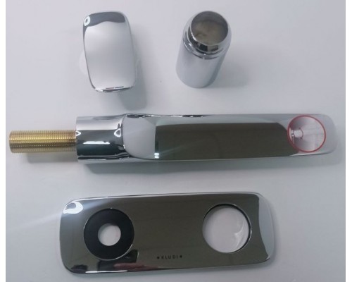 SaleKludi532450575 Ambienta Смеситель для раковины 226 мм, на 2 отв., настен. (внеш. монт. часть) Sale532450575_1072