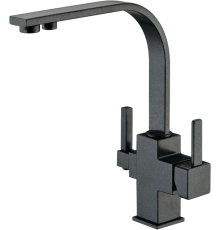 Смеситель для кухни Zorg Sanitary ZR 332 YF черный металлик