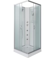 Душевая кабина Niagara Classic NG-1101-14BKG 90х90 см, без крыши, с гидромассажем