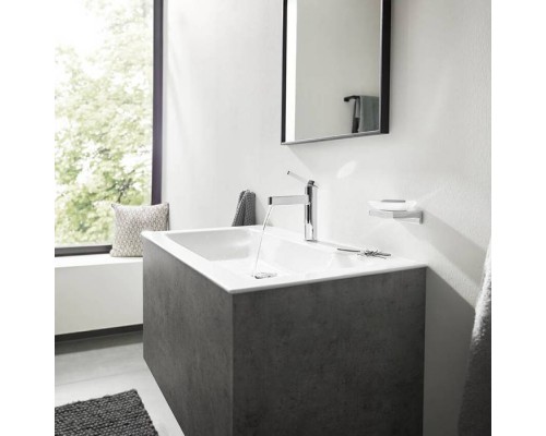 Hansgrohe Finoris Смеситель для раковины, 1 отв., с донным клапаном Push-Open, цвет: хром. 76023000 Hansgrohe Finoris Смеситель для раковины, 1 отв., с донным клапаном Push-Open, цвет: хром. 76023000