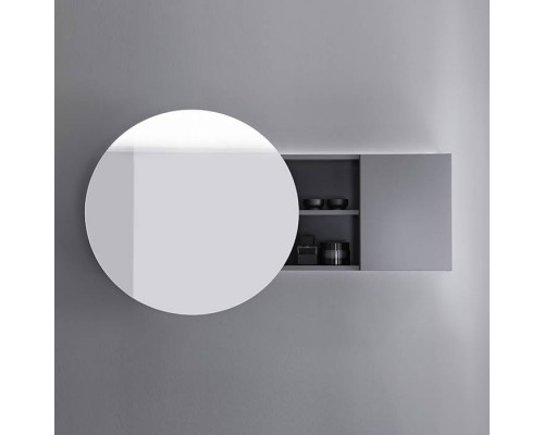 Burgbad Coco Зеркальный шкаф с подсветкой 120x70x17 см, цвет: серый. SPIK120 L F2841