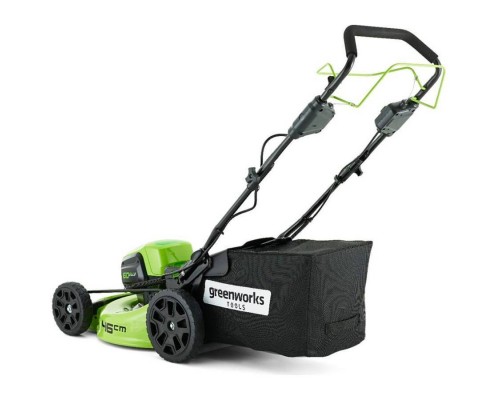 Газонокосилка аккумуляторная самоходная Greenworks 60V,46 см, б/щ (АКБ 4 Ач. и ЗУ)