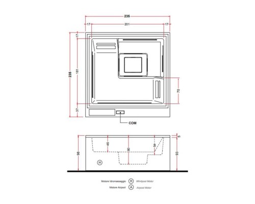 Gruppo Treesse Phantom Минибассейн 235x235x98см., м.г/м+нагреватель,фильтр-картридж, внеш. панель VTR, автонаполнение компл PR1, цвет: белый. 322CUGXAN, V322MXBNB220000I Gruppo Treesse Phantom Минибассейн 235x235x98см., м.г/м+нагреватель,фильтр-картридж, внеш. панель VTR, автонаполнение компл PR1, цвет: белый. 322CUGXAN, V322MXBNB220000I