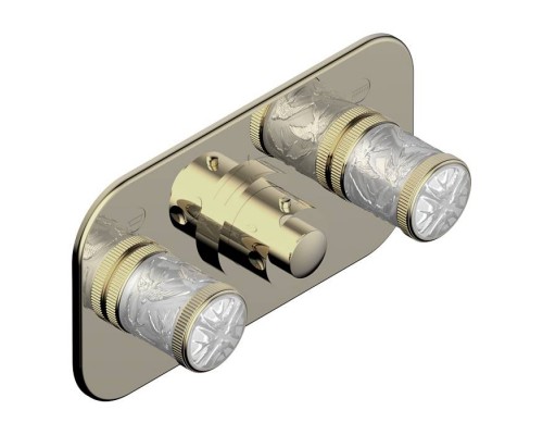 THG Hirondelles Смеситель для душа, встраиваемый, термостатический, цвет: Soft gold. G00-A00-5401AHC,  A4J-F30-5401BEH