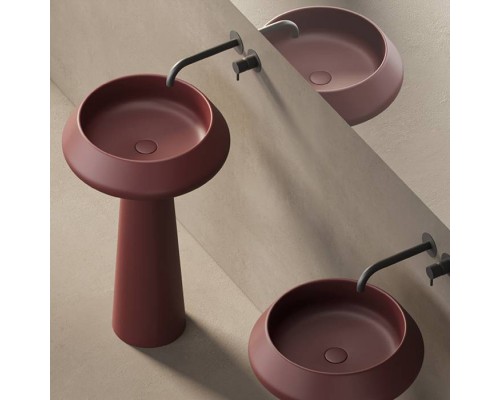 Dea Design Pedestal Basin Раковина 54.5х90см., напольная, без отв., цвет: red wine. DD2046 545 17