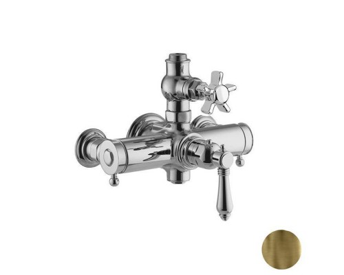 Nicolazzi Termostatico Cмеситель для душа, термостатический, вывод сверху 3/4, цвет: Bronze Plated. 4917BZ18 Nicolazzi Termostatico Cмеситель для душа, термостатический, вывод сверху 3/4, цвет: Bronze Plated. 4917BZ18