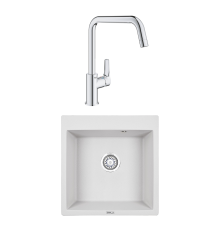 Комплект Мойка Granula 5102, арктик + Смеситель Grohe Eurosmart
