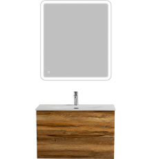 Мебель для ванной комнаты BelBagno Marino-cer-mini 70 подвесная, rovere rustico