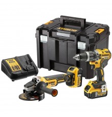 Шуруповерт аккумуляторный DeWalt DCD796 + УШМ DeWalt DCG405 (DCK2080P2T)