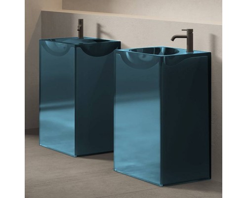 Dea Design Pedestal Basin Раковина напольная 49х45хh88см, цвет: dark blue. DD2024 495 R11 Dea Design Pedestal Basin Раковина напольная 49х45хh88см, цвет: dark blue. DD2024 495 R11