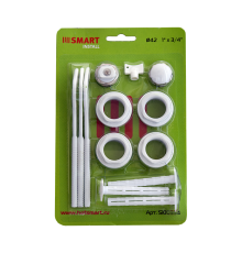 Комплект подключения радиатора Smart Install 1 х3/4  (3 кронштейна). Si00334