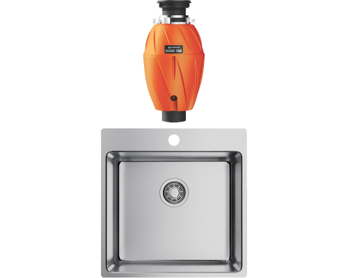 Комплект Мойка кухонная Omoikiri Amadare 50-IN + Измельчитель Nagare 1000