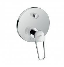Hansgrohe Novus Loop Однорычажный смеситель для ванны, с рукояткой-петлей, скрытый монтаж, внешняя часть, цвет: хром. 71345000