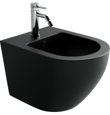 Биде подвесное Ceramicanova Uno CN11002MB черное матовое